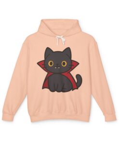 Count Purrcula Lightweight Pullover Hoodie | Count Purrcula Hoodie - Image 3