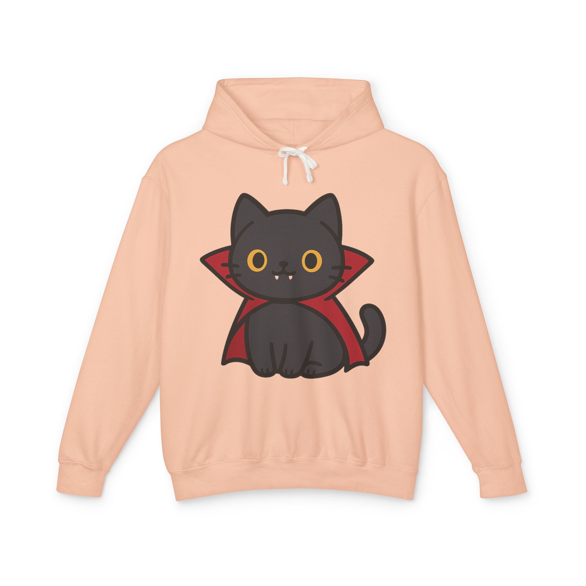 Count Purrcula Lightweight Pullover Hoodie | Count Purrcula Hoodie - Image 3