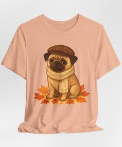 Sir Reginald Pugsley Unisex Heavy Cotton T-Shirt | Pugsley Tee - Image 46