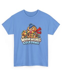 Holiday Golden Retriever T-Shirt | Warm Wishes Cold Paws - Image 34