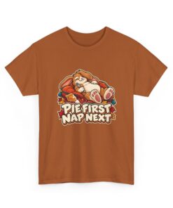 Pecan Snoozeworth Thanksgiving Rabbit T-Shirt | Pie First Nap Next - Image 26