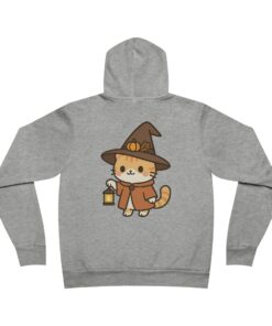 Willow the Harvest Witch Lightweight Pullover Hoodie | Harvest Witch Cat Hoodie - Image 10
