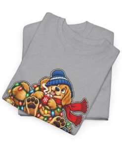 Holiday Golden Retriever T-Shirt | Warm Wishes Cold Paws - Image 16