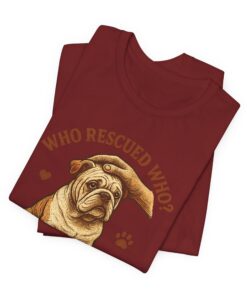 Who Rescued Who? | Duke of Barkington Rescue Edition Tee - Image 55