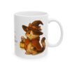 Willow the Harvest Witch Ceramic Mug | Harvest Witch Cat Mug