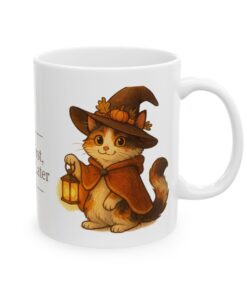Willow the Harvest Witch Ceramic Mug | Harvest Witch Cat Mug