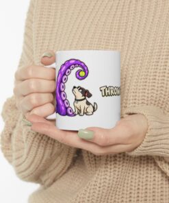 THROW IT! Dog & Tentacle Graphic Mug - Image 6