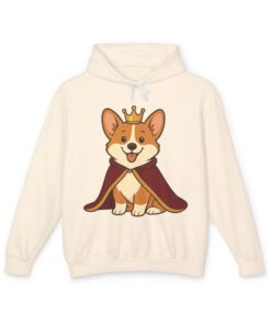 Alternative view of Queen Biscuit Lightweight Pullover Hoodie | Queen Biscuit Hoodie