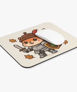 Captain Oakhelm Mouse Pad | Squirrel Knight Desk Mat - Image 3