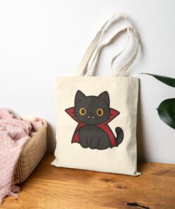 Count Purrcula Cotton Canvas Tote Bag | Count Purrcula Tote
