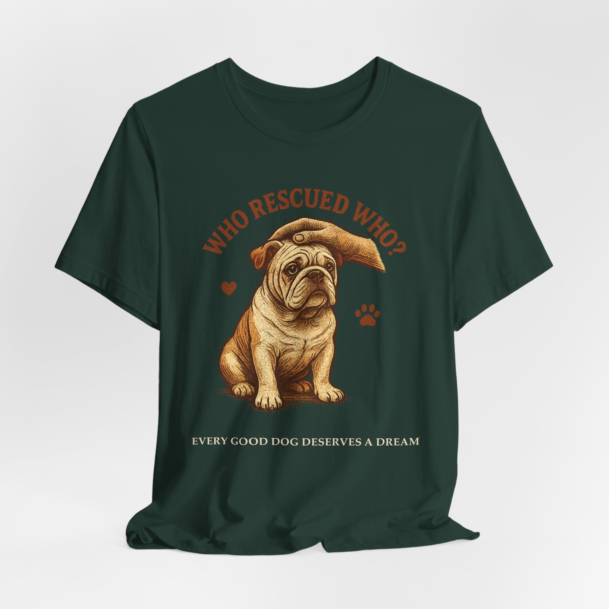 Who Rescued Who? | Duke of Barkington Rescue Edition Tee - Image 28