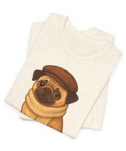 Sir Reginald Pugsley Unisex Heavy Cotton T-Shirt | Pugsley Tee - Image 13