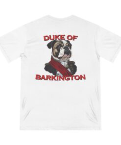 Duke of Barkington Women’s Organic Cotton Bulldog T-Shirt – Noble Comfort for Dog-Loving Queens - Image 3