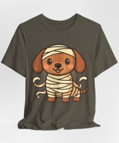Sir Wrapsalot Tee | Mummy Dachshund Halloween T-Shirt - Image 16