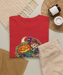 Mabel the Moonlit Hedgehog Halloween T-Shirt | Gourd Night Shift - Image 49