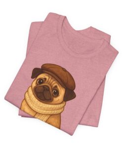 Sir Reginald Pugsley Unisex Heavy Cotton T-Shirt | Pugsley Tee - Image 50