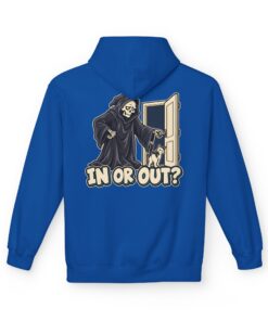 IN OR OUT? Cat & Grim Reaper Graphic Hoodie - Image 19