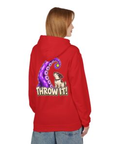 THROW IT! Dog & Tentacle Softstyle Fleece Hoodie - Image 25