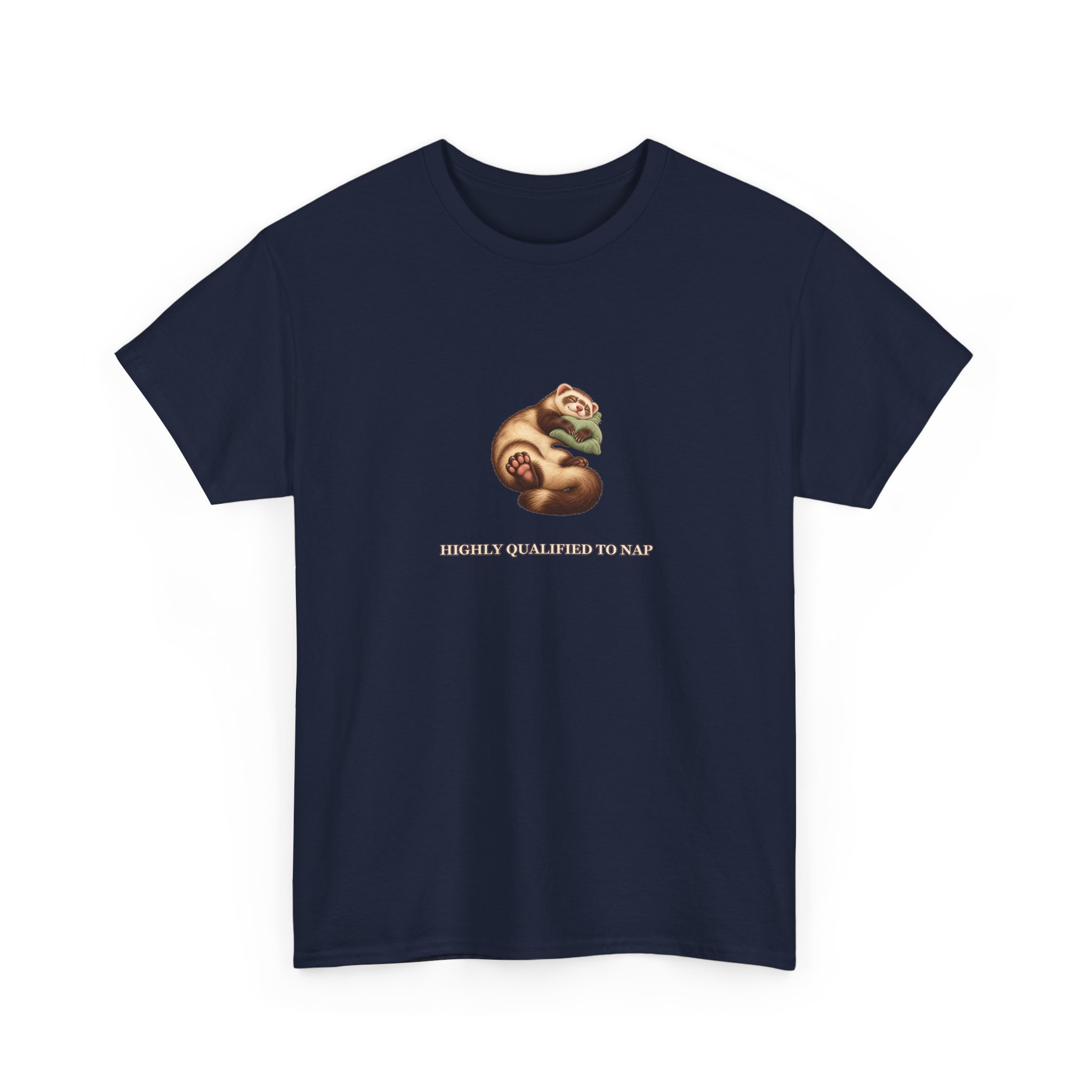 Noodle Snoozebottom Ferret T-Shirt | Highly Qualified to Nap - Image 10