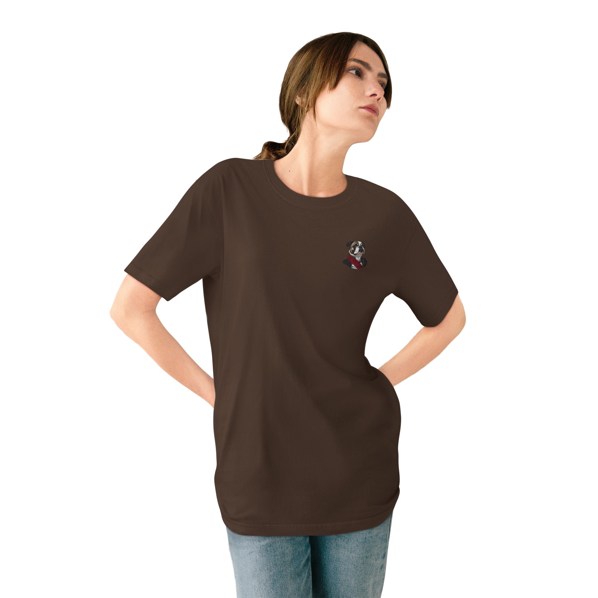 Duke of Barkington Women’s Organic Cotton Bulldog T-Shirt – Noble Comfort for Dog-Loving Queens - Image 15