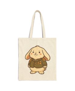 Alternative view of General Floofington Cotton Canvas Tote Bag | General Floofington Tote
