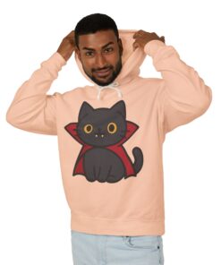 Count Purrcula Lightweight Pullover Hoodie | Count Purrcula Hoodie - Image 6