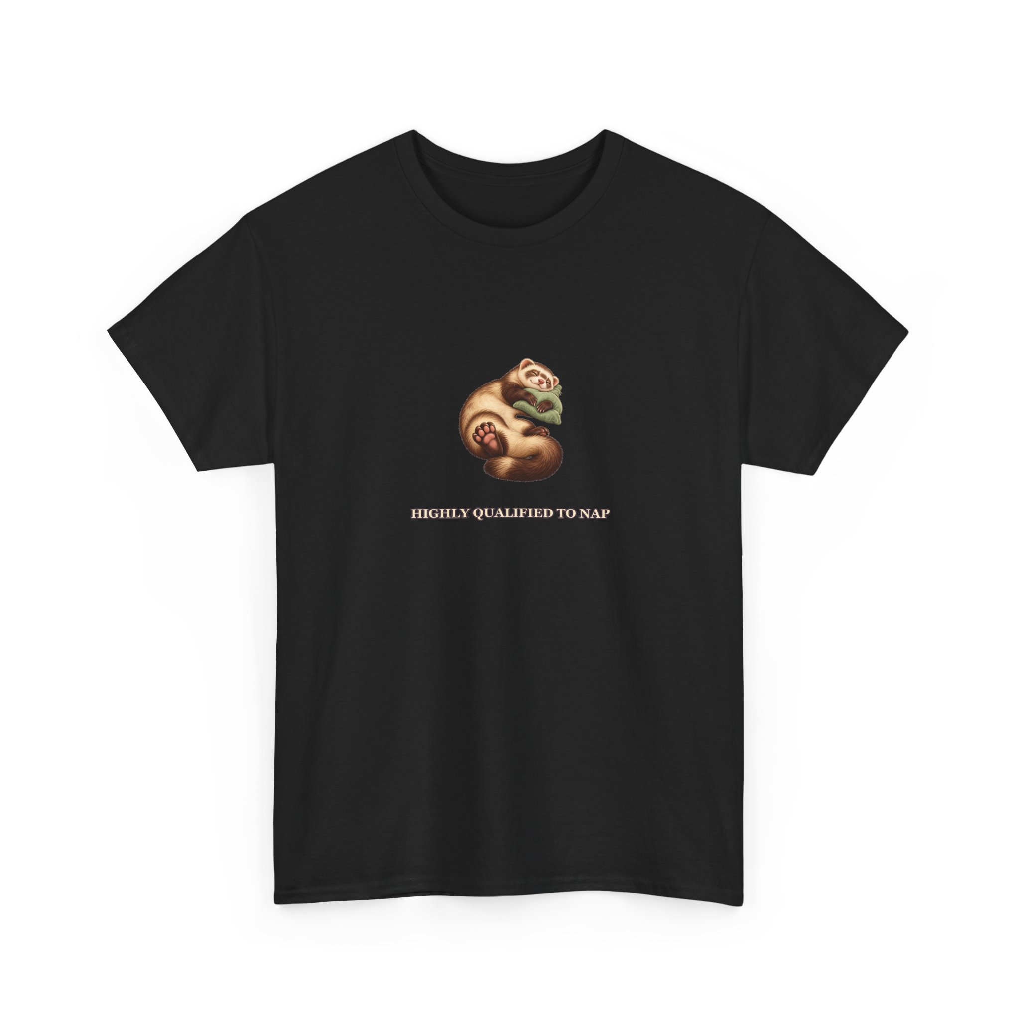 Noodle Snoozebottom Ferret T-Shirt | Highly Qualified to Nap - Image 6