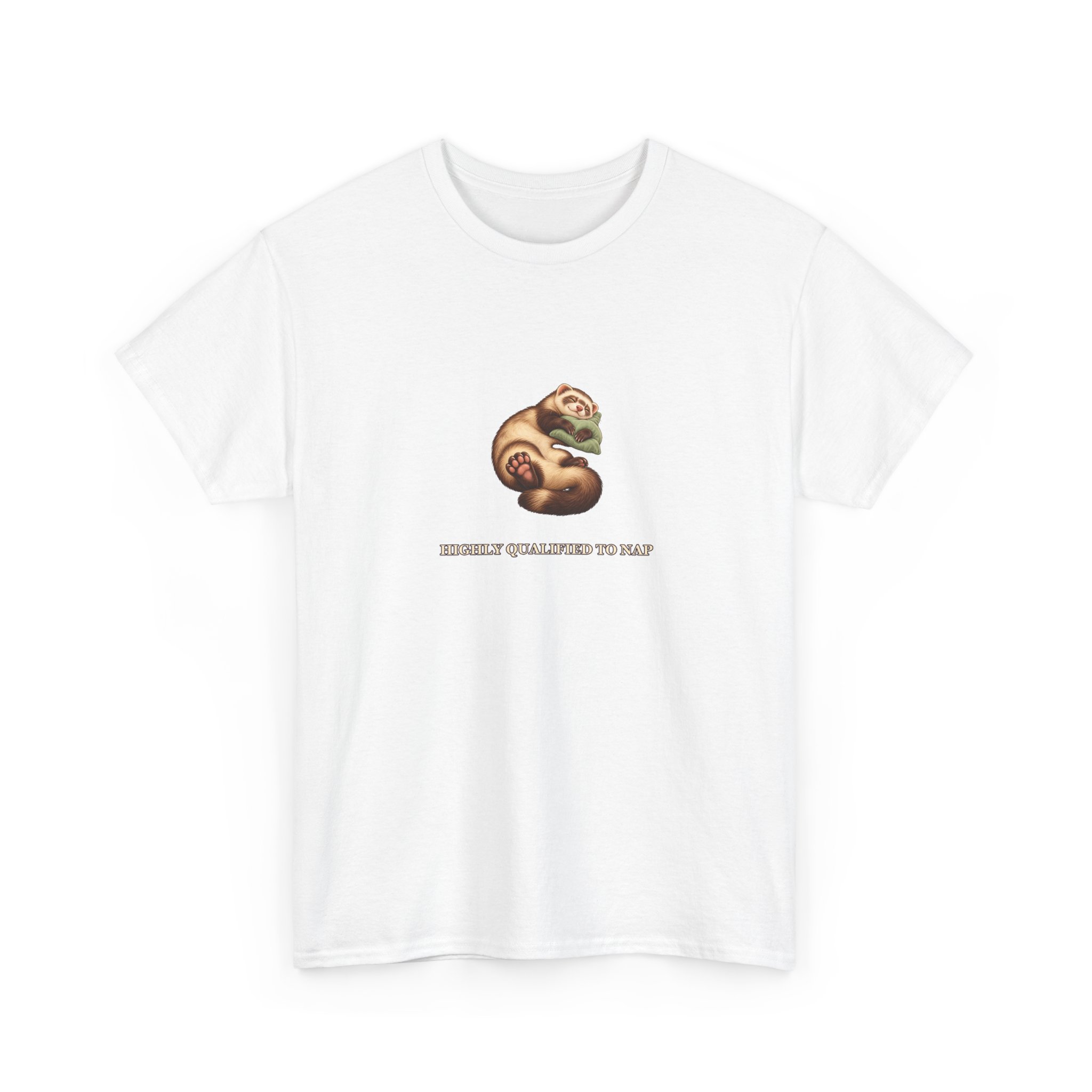 Noodle Snoozebottom Ferret T-Shirt | Highly Qualified to Nap - Image 2