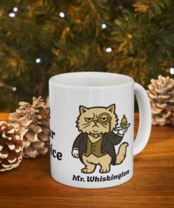 Sir Whiskington Court Etiquette Mug | Butler Cat Coffee Cup