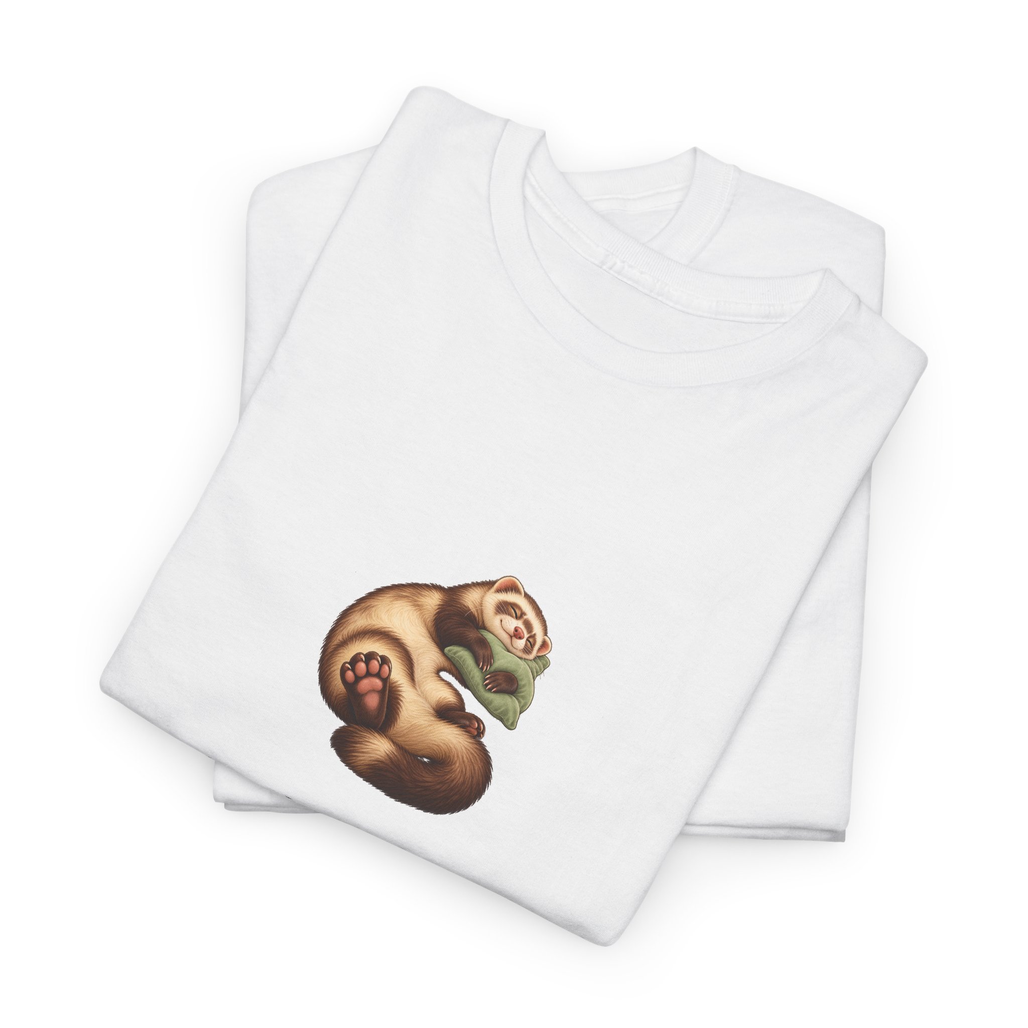 Noodle Snoozebottom Ferret T-Shirt | Highly Qualified to Nap - Image 4