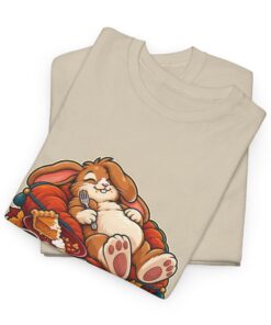 Pecan Snoozeworth Thanksgiving Rabbit T-Shirt | Pie First Nap Next - Image 16