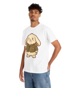 General Floofington Unisex Heavy Cotton T-Shirt | General Floofington T-Shirt - Image 10