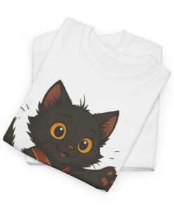 Baroness Pounce Unisex Heavy Cotton T-Shirt | Baroness Pounce T-Shirt - Image 4