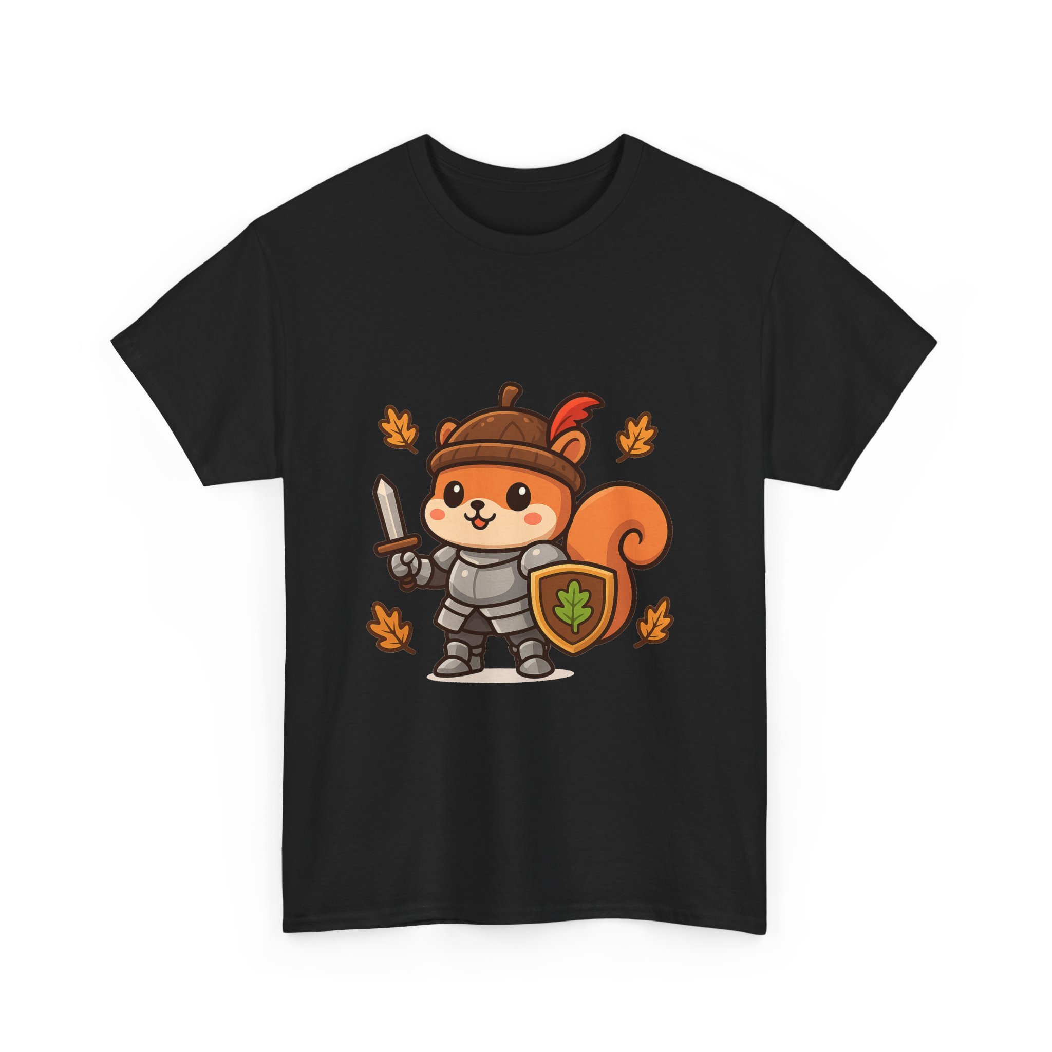 Captain Oakhelm Tee | Squirrel Knight Autumn T-Shirt - Image 5