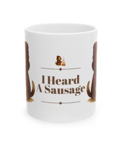 Alternative view of Baxter the Bonfire Beagle Ceramic Mug | Beagle Mug