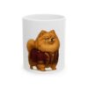 Baron von Floof Mug | Pomeranian Aristocrat Coffee Cup