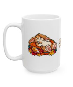 Pecan Snoozeworth Ceramic Mug | Pie First Nap Next (11oz, 15oz) - Image 6