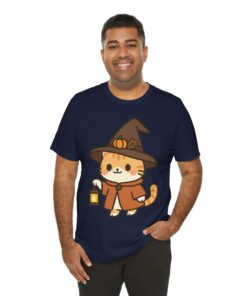 Willow the Harvest Witch Unisex Heavy Cotton T-Shirt | Harvest Witch Cat Tee - Image 38