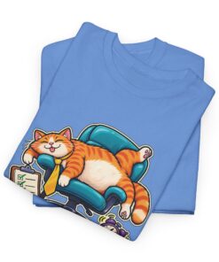Orange Tabby Cat T-Shirt | Highly Qualified to Nap - Image 32