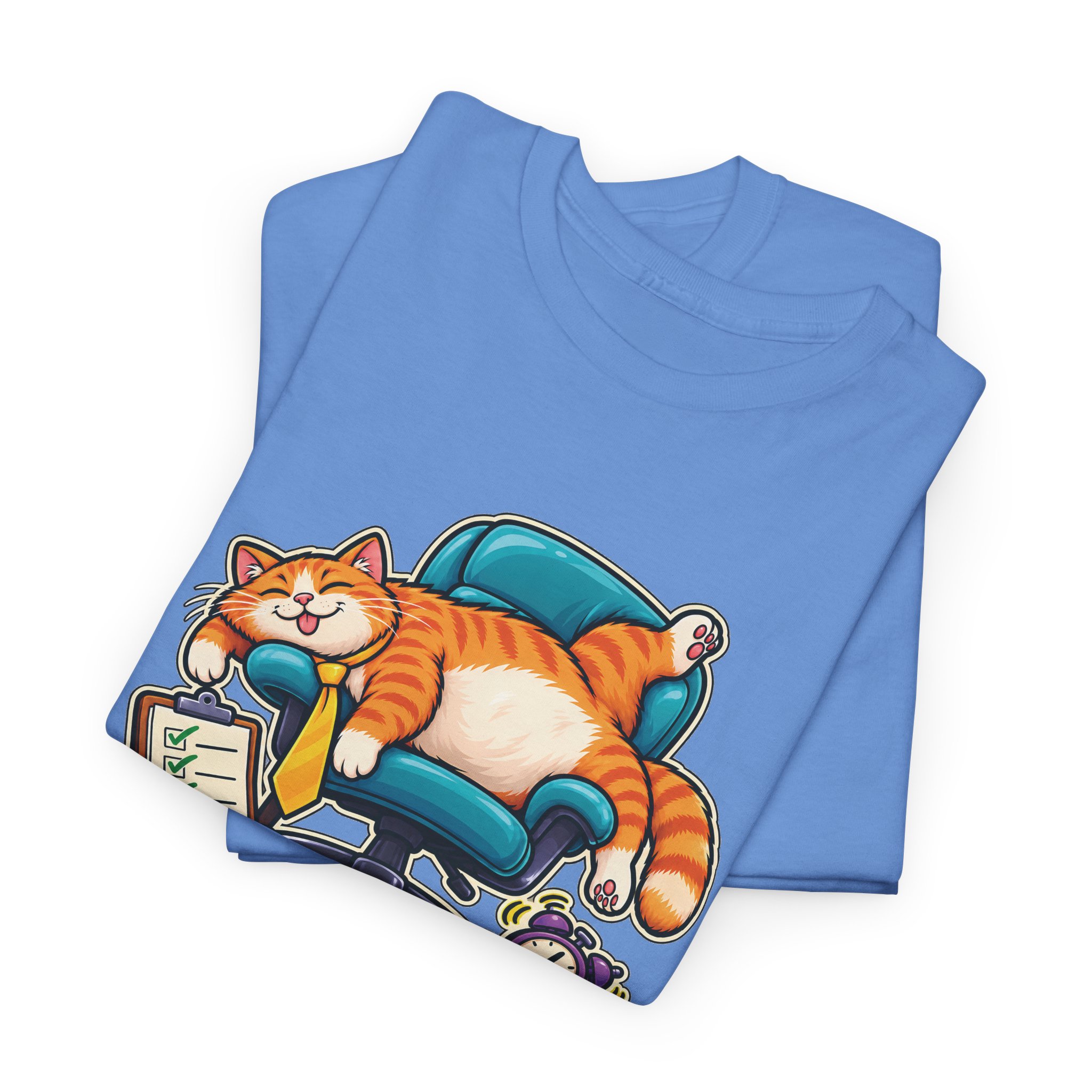 Orange Tabby Cat T-Shirt | Highly Qualified to Nap - Image 32