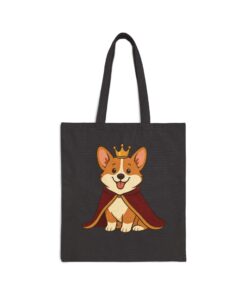 Queen Biscuit Cotton Canvas Tote Bag | Queen Biscuit Tote - Image 5