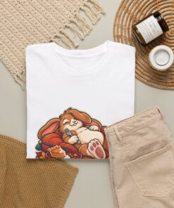 Pecan Snoozeworth Thanksgiving Rabbit T-Shirt | Pie First Nap Next - Image 5