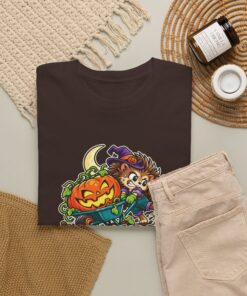 Mabel the Moonlit Hedgehog Halloween T-Shirt | Gourd Night Shift - Image 25