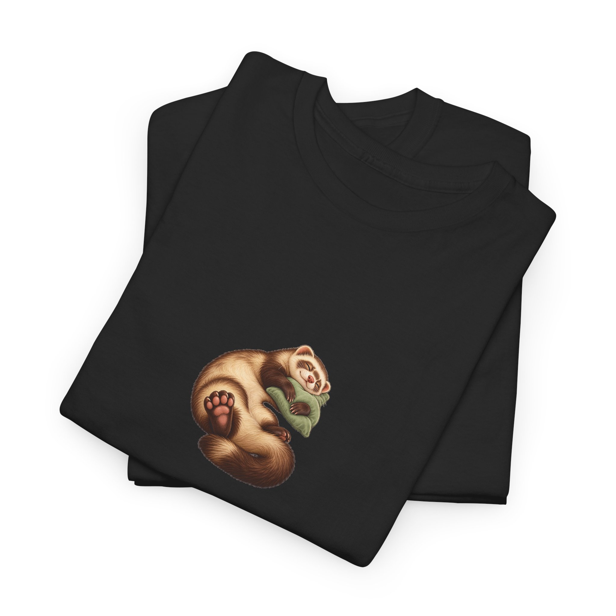 Noodle Snoozebottom Ferret T-Shirt | Highly Qualified to Nap - Image 8