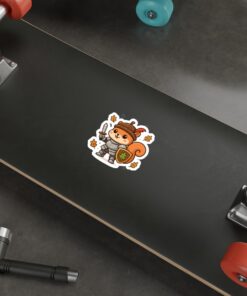Captain Oakhelm Die-Cut Sticker | Squirrel Knight - Image 3