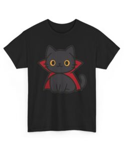 Count Purrcula Unisex Heavy Cotton T-Shirt | Count Purrcula T-Shirt - Image 7
