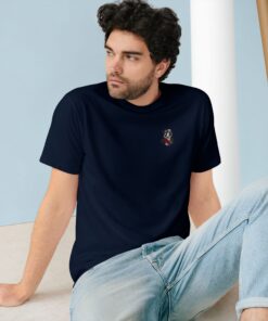 Duke of Barkington Men’s Organic Cotton T-Shirt – Bulldog Royalty Meets Everyday Style
