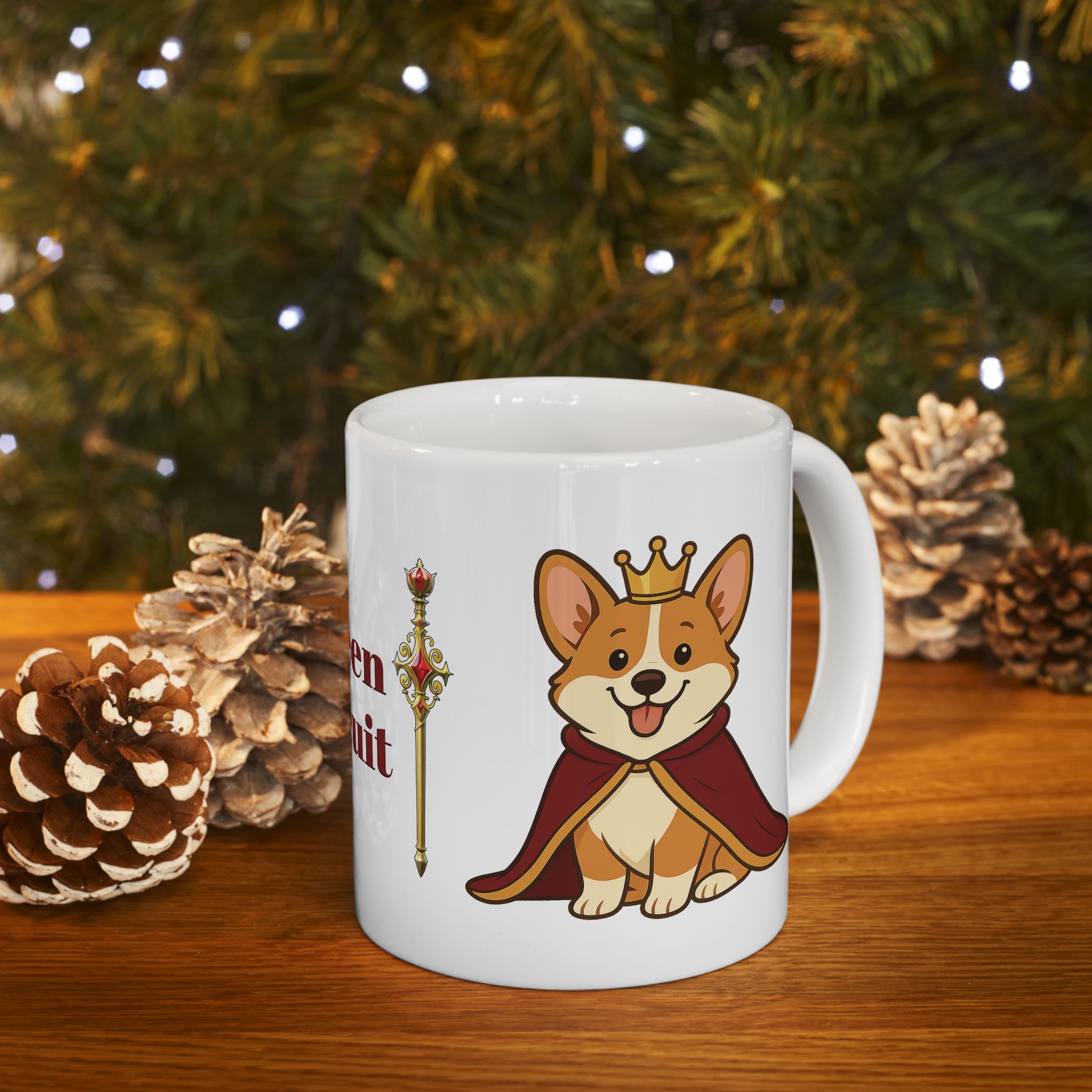 Queen Biscuit Ceramic Mug | Queen Biscuit Mug - Image 7