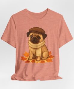 Sir Reginald Pugsley Unisex Heavy Cotton T-Shirt | Pugsley Tee - Image 5