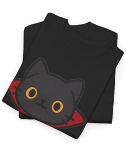 Count Purrcula Unisex Heavy Cotton T-Shirt | Count Purrcula T-Shirt - Image 9
